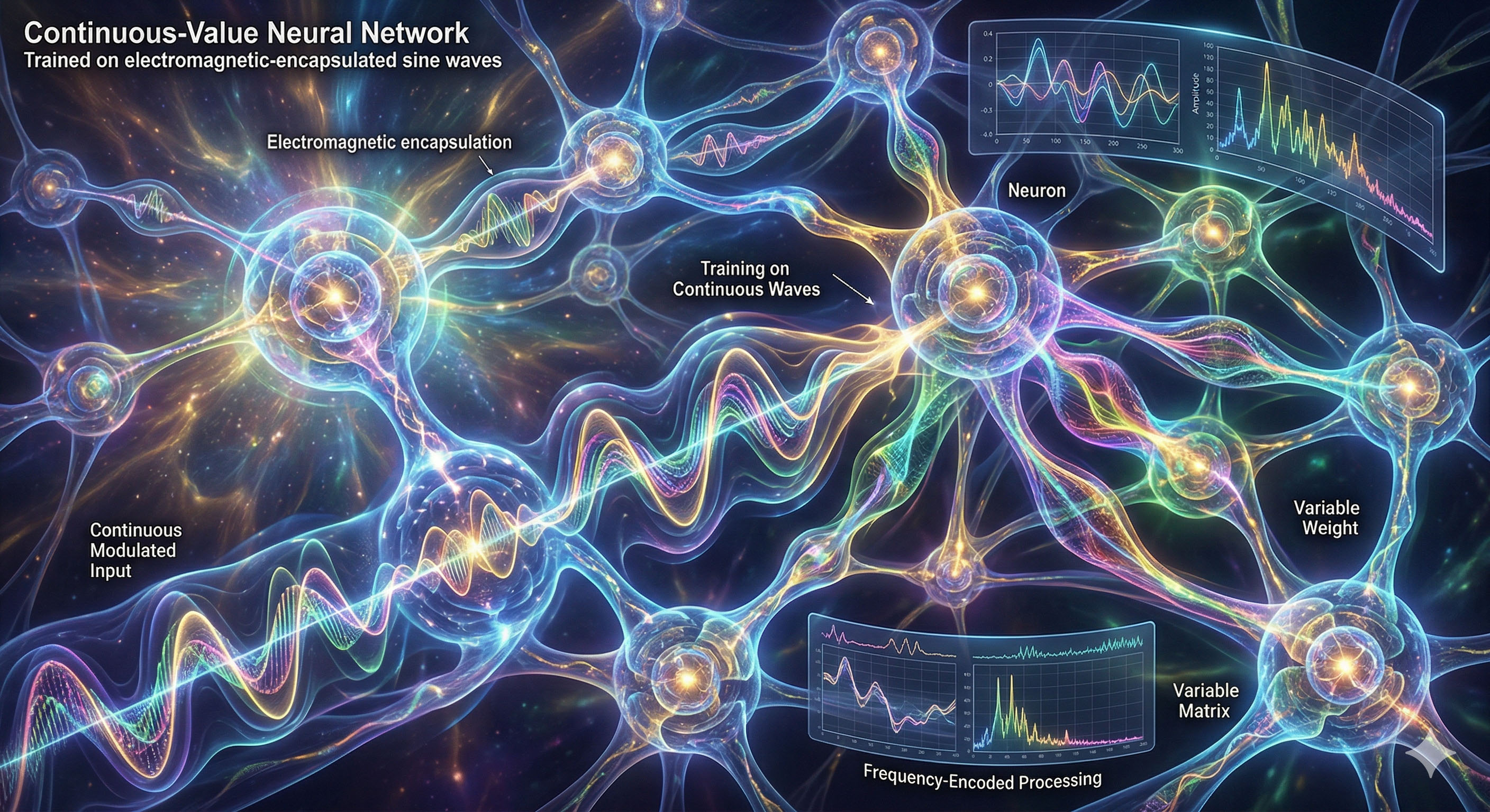 Generated by Gemini: Continuous Value; Natural Neural Network (NNN)